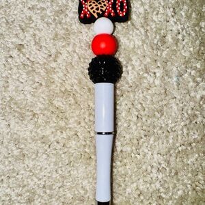 XOXO Beaded Pen Black Ink